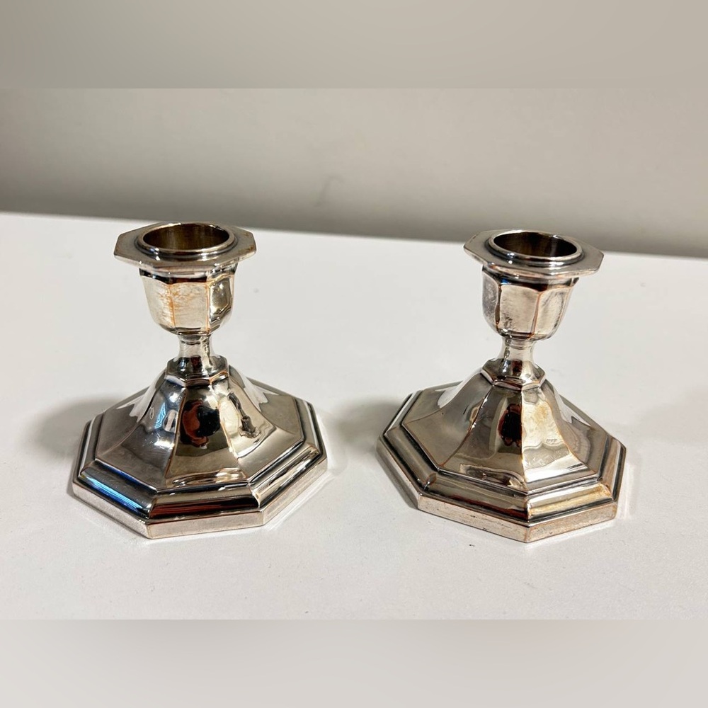 E.P. Zinc  Candle Holders set of 2